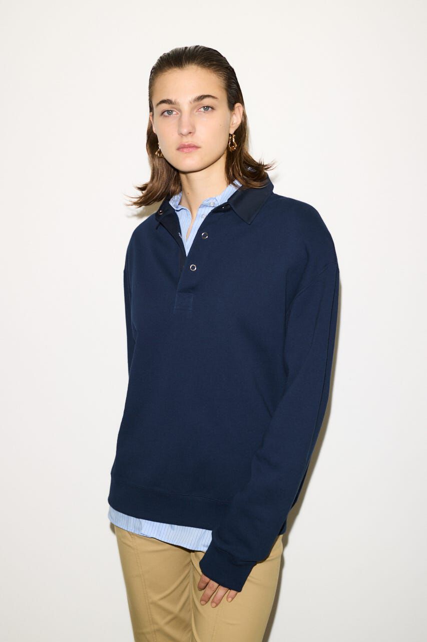SLY「OVER SW POLO トップス」|Tシャツ・カットソー|