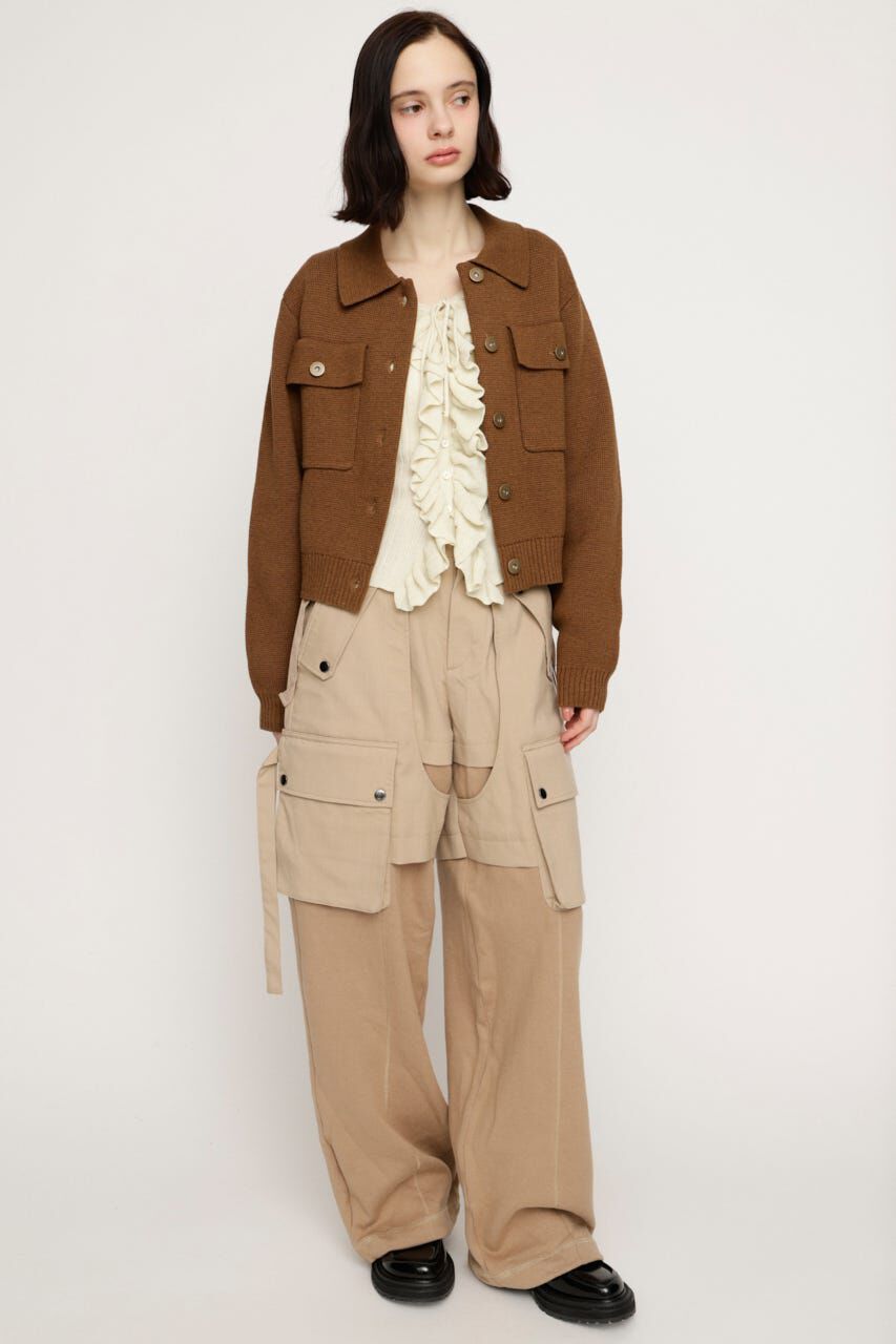 SLY「KNIT DOCKING CARGO パンツ」|その他|