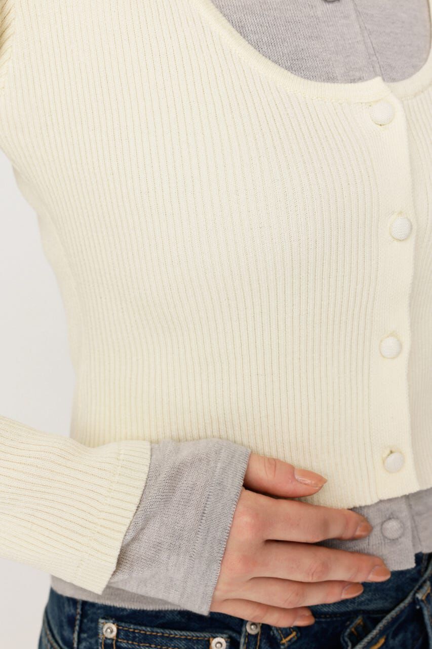 SLY「LAYERED LIKE KNIT トップス」|ニット・セーター|