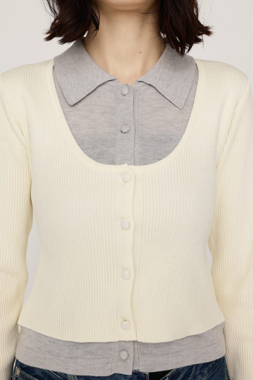 SLY「LAYERED LIKE KNIT トップス」|ニット・セーター|