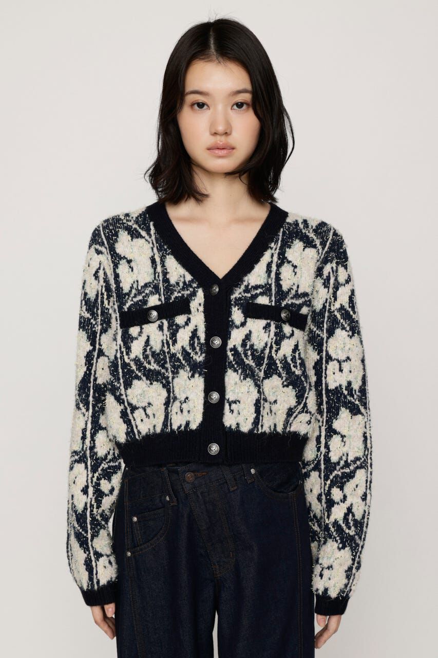 SLY「JQ TWEED KNIT カーディガン」|カーディガン|