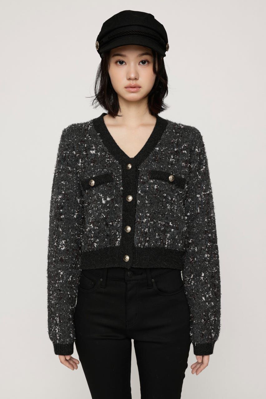 SLY「JQ TWEED KNIT カーディガン」|カーディガン|