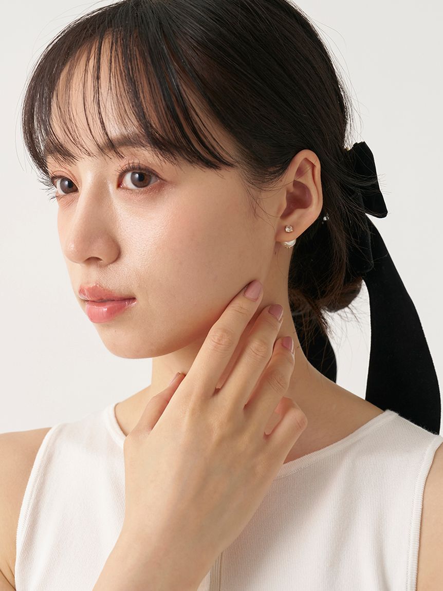 SNIDEL「パールビーズバリエピアス」|ピアス|