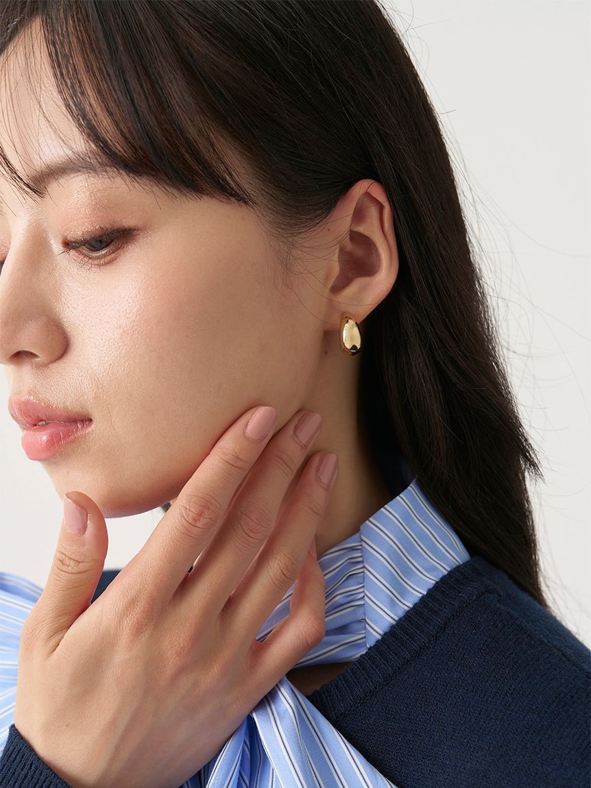 SNIDEL「メタルミニピアス」|ピアス|
