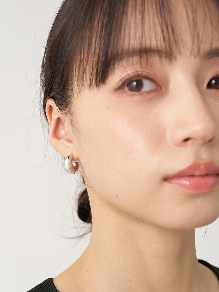 SNIDEL「メタルミニピアス」|ピアス|