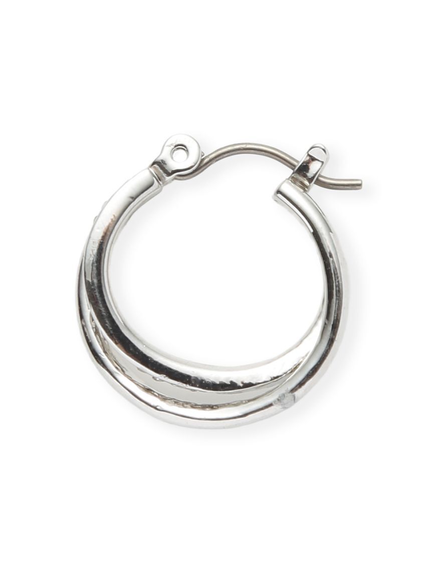 SNIDEL「ダブルフープピアス」|ピアス|