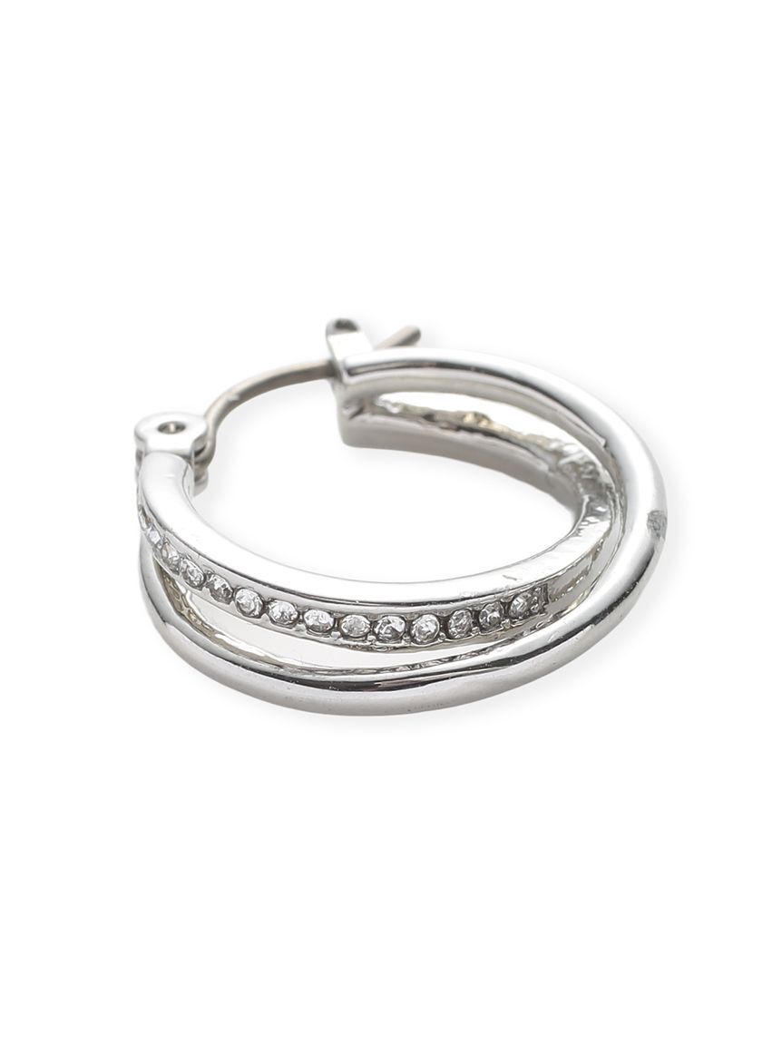 SNIDEL「ダブルフープピアス」|ピアス|
