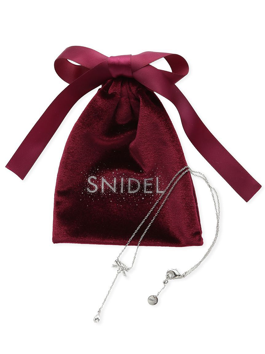 SNIDEL「ビジューバリエネックレス」|ネックレス|