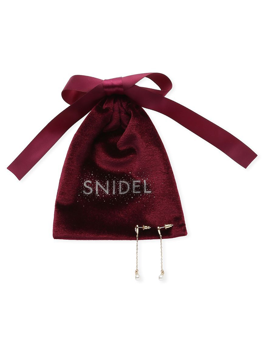 SNIDEL「ビジューバリエピアス」|ピアス|