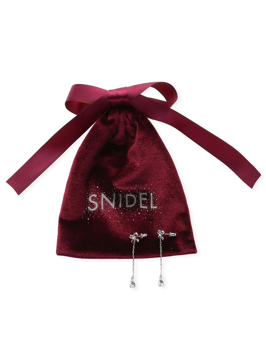 SNIDEL「ビジューバリエピアス」|ピアス|