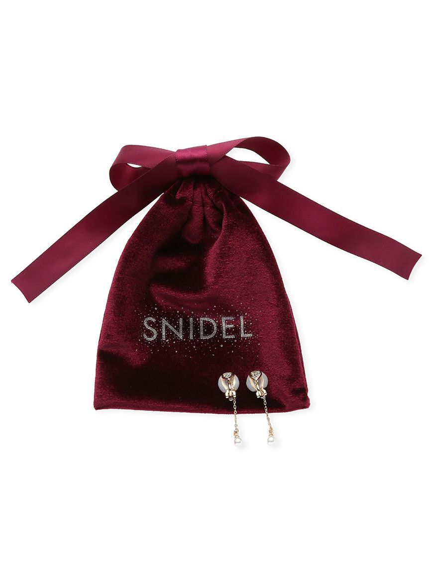 SNIDEL「ビジューバリエイヤリング」|イヤリング|