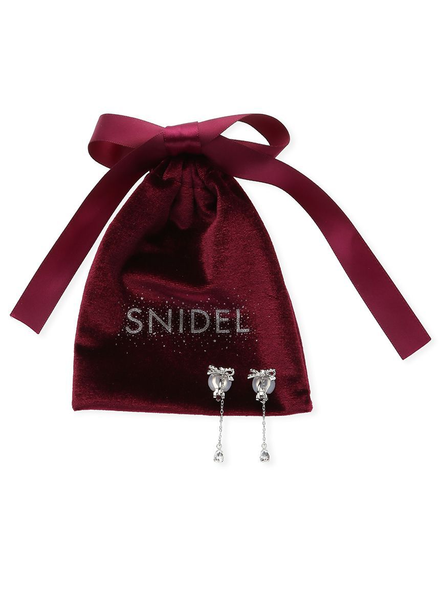 SNIDEL「ビジューバリエイヤリング」|イヤリング|