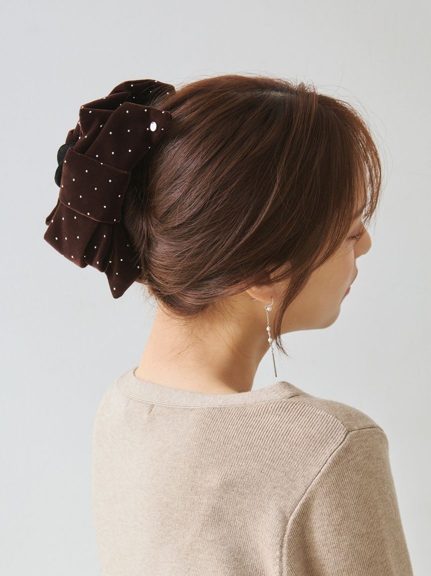 FRAY I.D「【ルエル】リボンヘアクリップ」|ヘアバンド|BRW