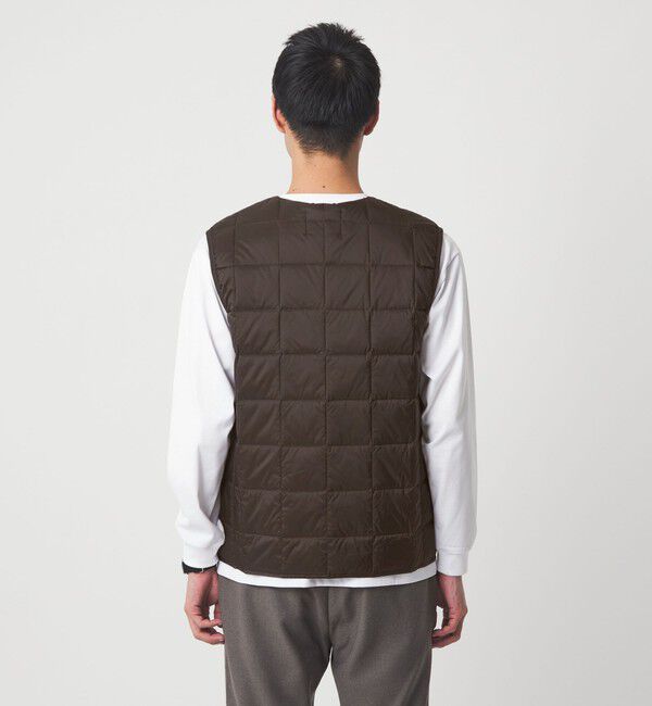 UNITED ARROWS green label relaxing「＜TAION＞Vネック ボタン ベスト」|ダウンベスト・ベスト|