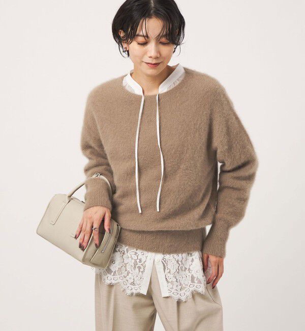 UNITED ARROWS green label relaxing「ヘアリー ニット プルオーバー」|ニット・セーター|