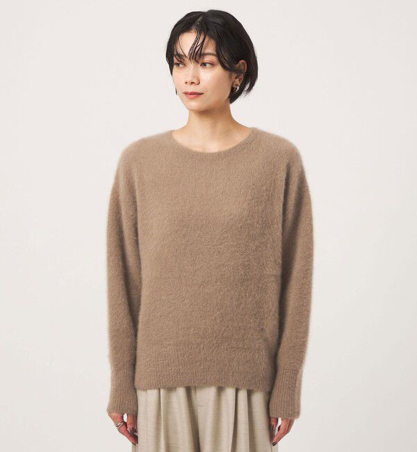 UNITED ARROWS green label relaxing「ヘアリー ニット プルオーバー」|ニット・セーター|