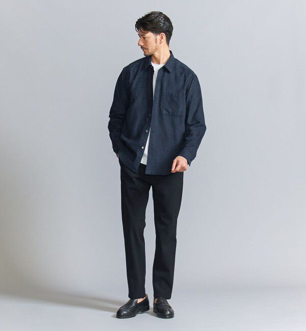 BEAUTY&YOUTH UNITED ARROWS「【WEB限定 WARDROBE SMART】スエードライク シャツ」|シャツ・ブラウス|