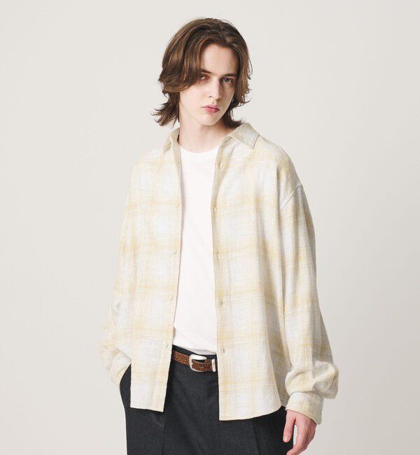 BEAUTY&YOUTH UNITED ARROWS「ウーブン ネル チェック シャツ」|シャツ・ブラウス|