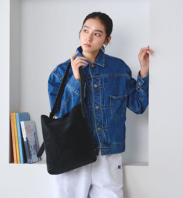 BEAUTY&YOUTH UNITED ARROWS「レザーライク カガリハンドル ショルダーバッグ」|ショルダー・メッセンジャー|