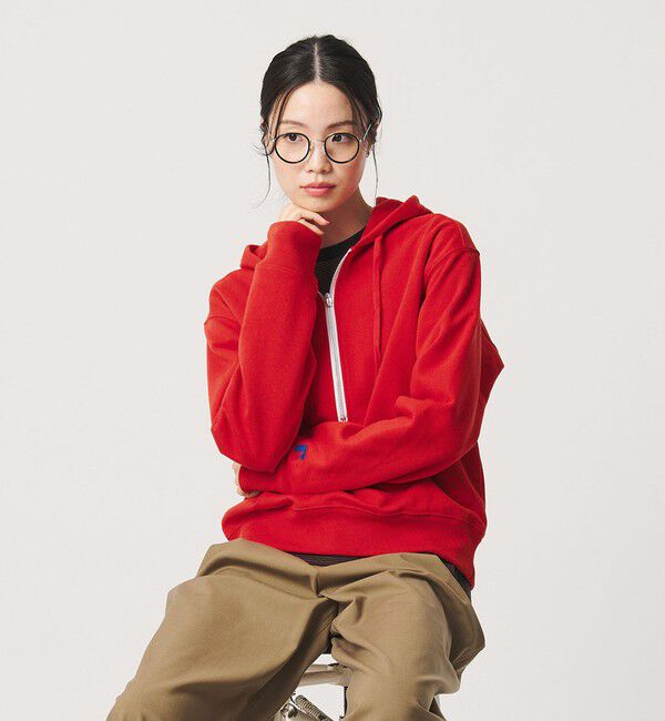 BEAUTY&YOUTH UNITED ARROWS「【別注】＜RUSSELL ATHLETIC＞ハーフジップ スウェット プルオーバー」|スウェット・ジャージ|