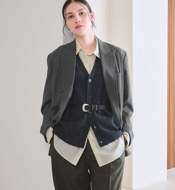 BEAUTY&YOUTH UNITED ARROWS「毛ポリエステルブレンド トロピカル ダブルジャケット」|テーラードジャケット|