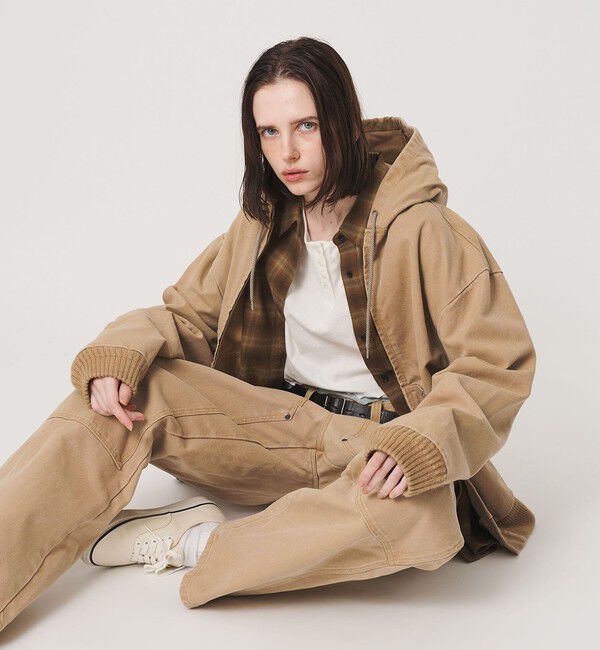California General Store「＜Dickies &times; CGS.＞ダック フード ジャケット」|ブルゾン・スタジャン|