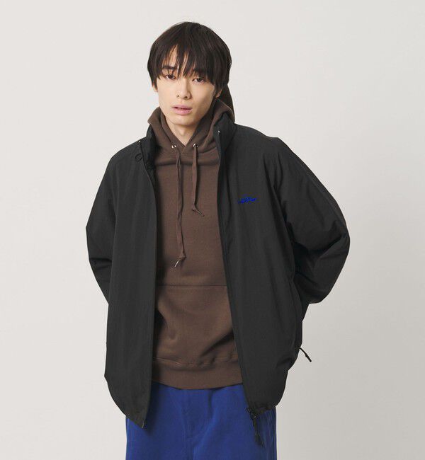 NICE WEATHER「＜NICE WEATHER＞ナイロン ジップ ブルゾン」|その他|BLACK