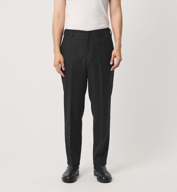 BEAUTY&YOUTH UNITED ARROWS「ストレッチ サキソニー ノープリーツ テーパードパンツ NO.2 セットアップ対応」|チノ|