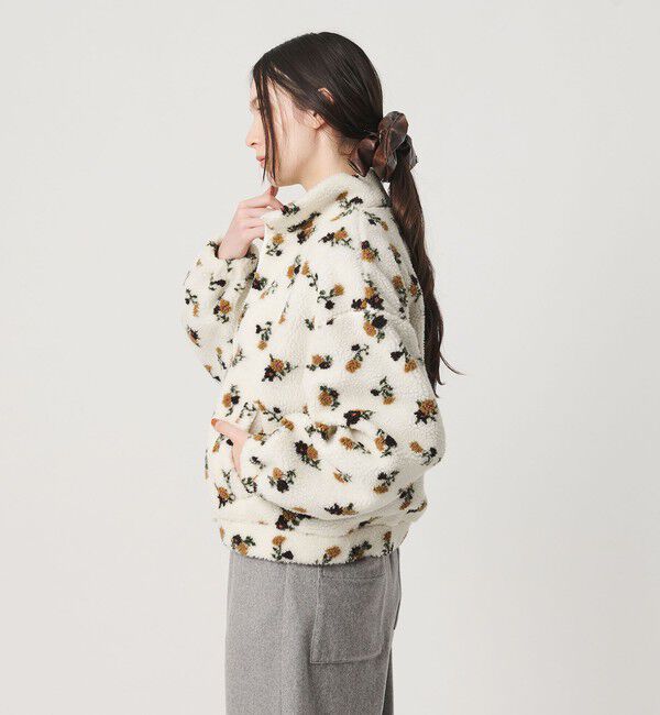 BEAUTY&YOUTH UNITED ARROWS「ジャガード スタンドカラー ボアブルゾン」|その他|