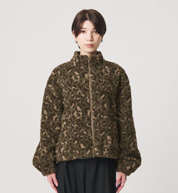 BEAUTY&YOUTH UNITED ARROWS「ジャガード スタンドカラー ボアブルゾン」|その他|