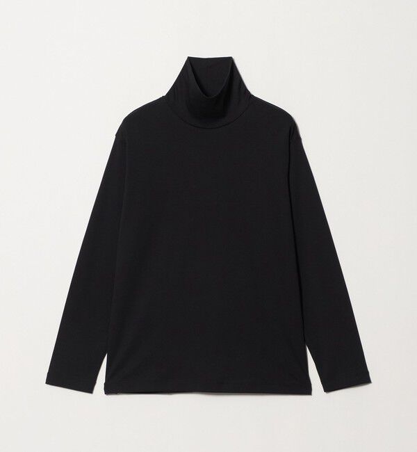 BEAUTY&YOUTH UNITED ARROWS「ハイゲージ タートルネック カットソー 抗菌防臭」|Tシャツ・カットソー|BLACK