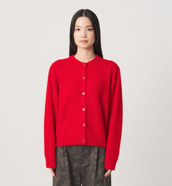 BEAUTY&YOUTH UNITED ARROWS「フォックスカシミヤブレンド クルーネックカーディガン」|カーディガン|
