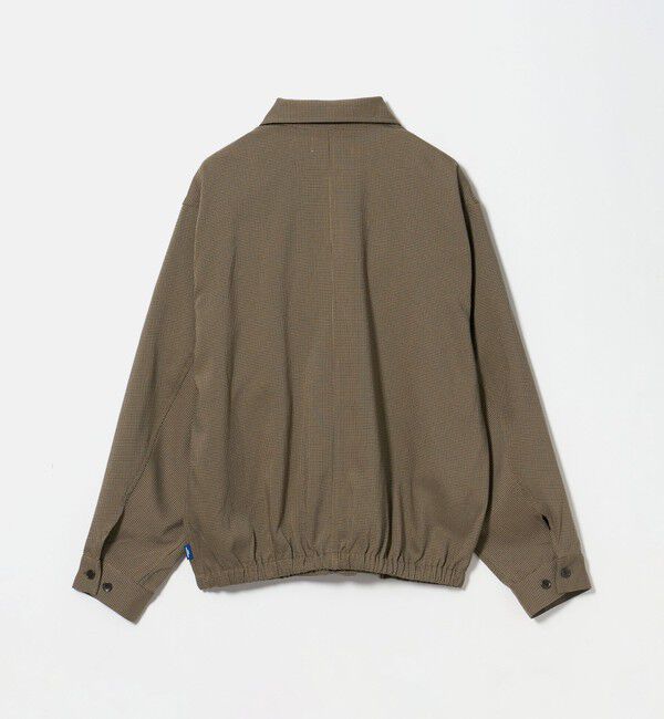 NICE WEATHER「＜NICE WEATHER＞チェック ジップ シャツブルゾン」|ブルゾン・スタジャン|
