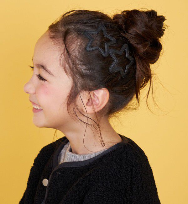 SHIPS KIDS「スター モチーフ ヘアピン セット」|その他|ブラック