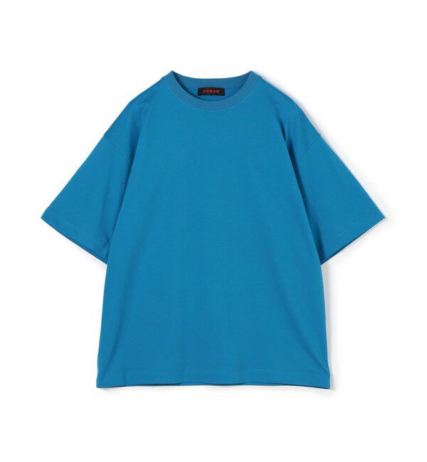CABaN「CABaN コットン ドロップショルダークルーネックプルオーバー」|Tシャツ・カットソー|65 ブルー