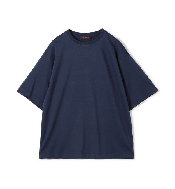 CABaN「CABaN コットン ドロップショルダークルーネックプルオーバー」|Tシャツ・カットソー|67 ダークブルー