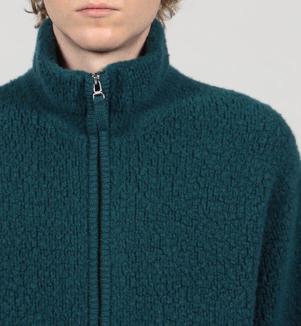 TOMORROWLAND MENS「TOMORROWLAND Tricot ウールカシミヤ パイルニット ジップアップブルゾン」|ニット・セーター|