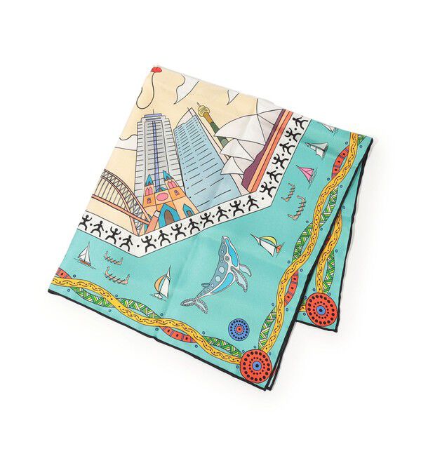 TOMORROWLAND GOODS「Kinloch シルクスカーフ」|バンダナ・スカーフ|