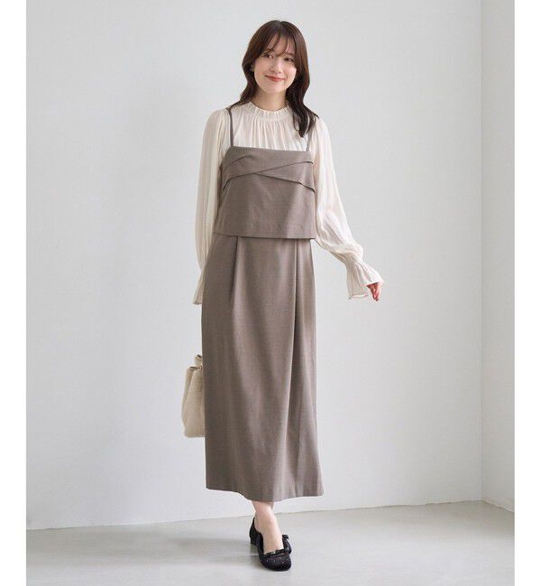 Rope&rsquo;Picnic「【昨年大好評】【WEB限定】セットアップ見え 褒められワンピース」|ワンピース|