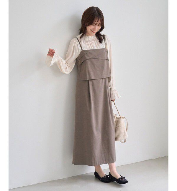 Rope&rsquo;Picnic「【昨年大好評】【WEB限定】セットアップ見え 褒められワンピース」|ワンピース|