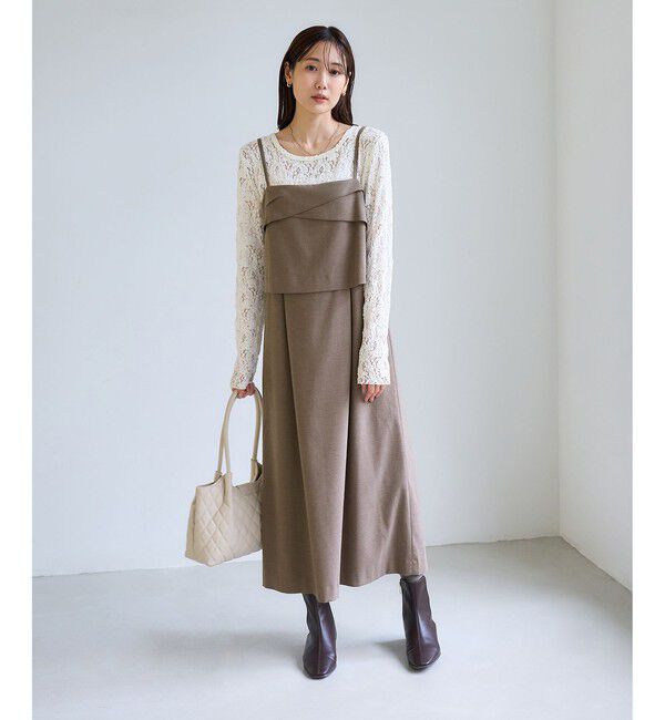 Rope&rsquo;Picnic「【昨年大好評】【WEB限定】セットアップ見え 褒められワンピース」|ワンピース|