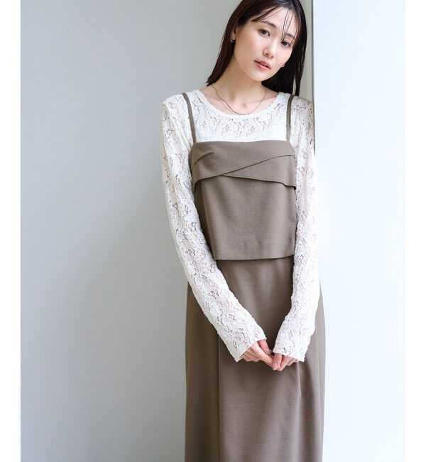 Rope&rsquo;Picnic「【昨年大好評】【WEB限定】セットアップ見え 褒められワンピース」|ワンピース|