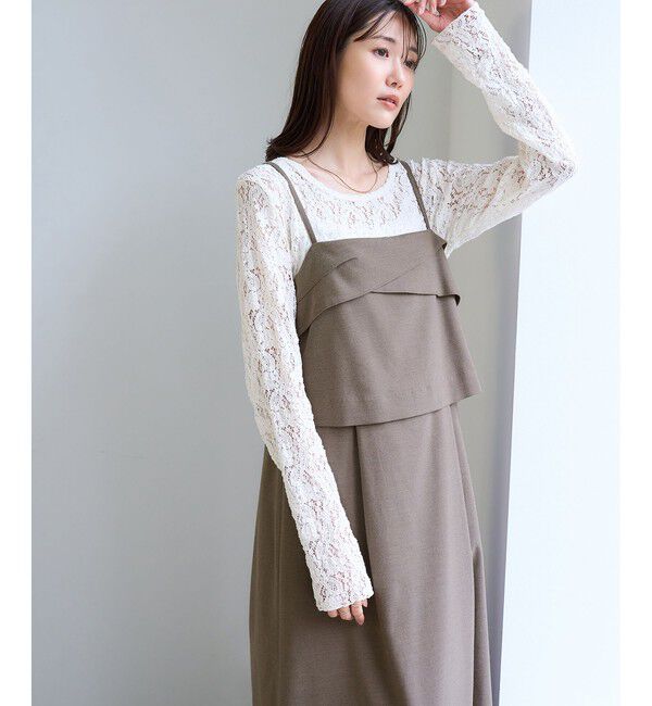 Rope&rsquo;Picnic「【昨年大好評】【WEB限定】セットアップ見え 褒められワンピース」|ワンピース|