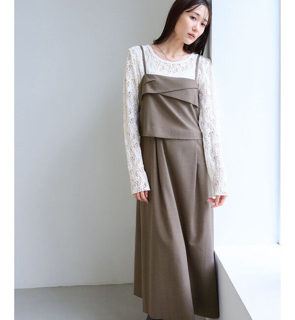 Rope&rsquo;Picnic「【昨年大好評】【WEB限定】セットアップ見え 褒められワンピース」|ワンピース|