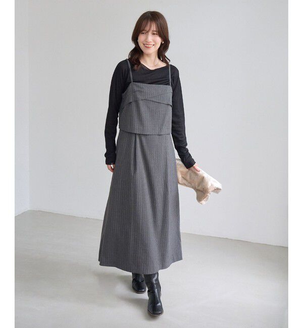 Rope&rsquo;Picnic「【昨年大好評】【WEB限定】セットアップ見え 褒められワンピース」|ワンピース|