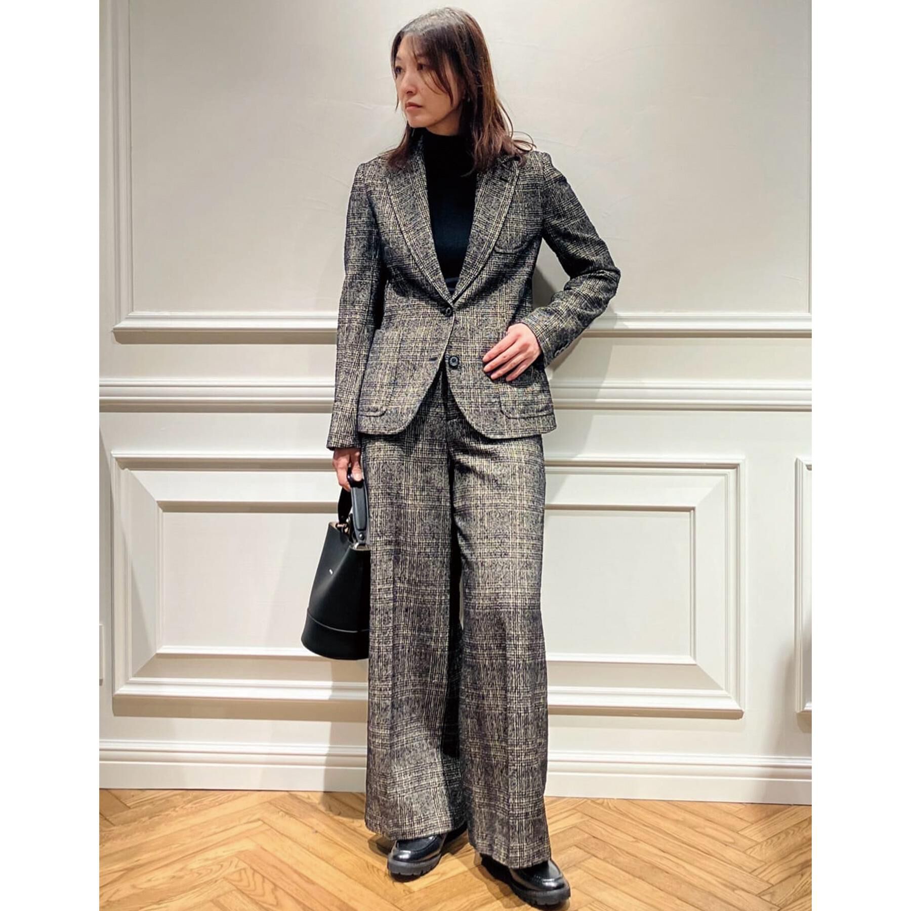 DRESSTERIOR「ループグレンチェックジャケット」|テーラードジャケット|