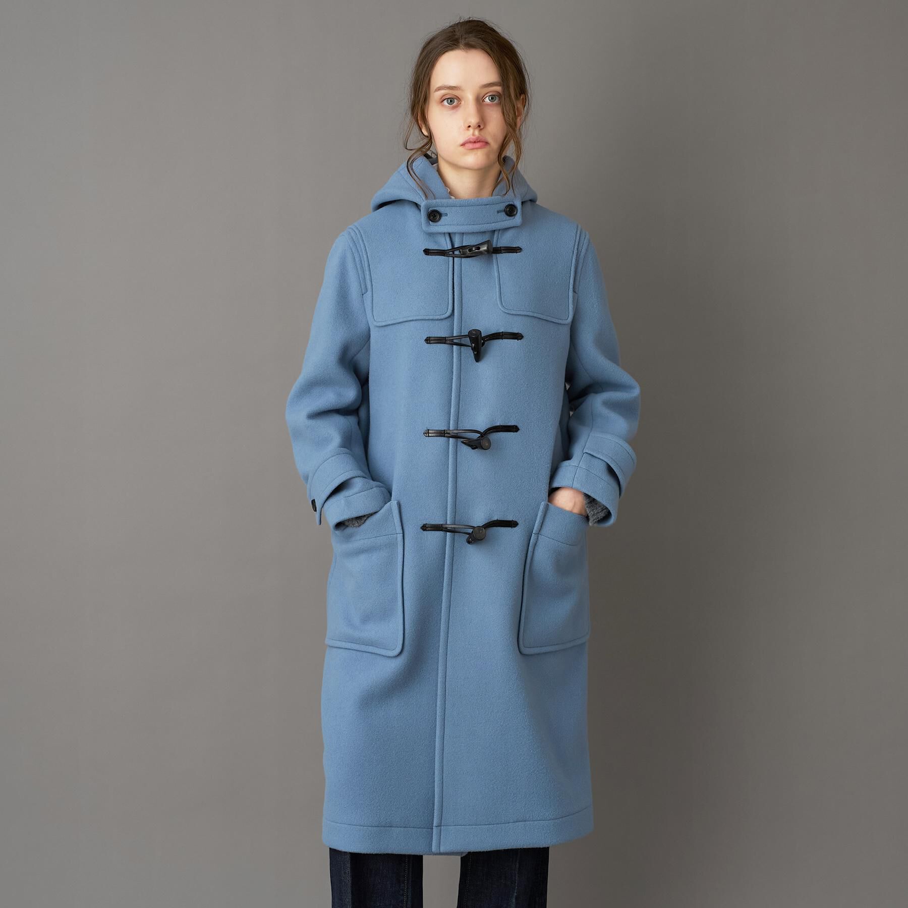 DRESSTERIOR「Superfineリサイクルメルトンダッフルコート」|ダッフルコート|