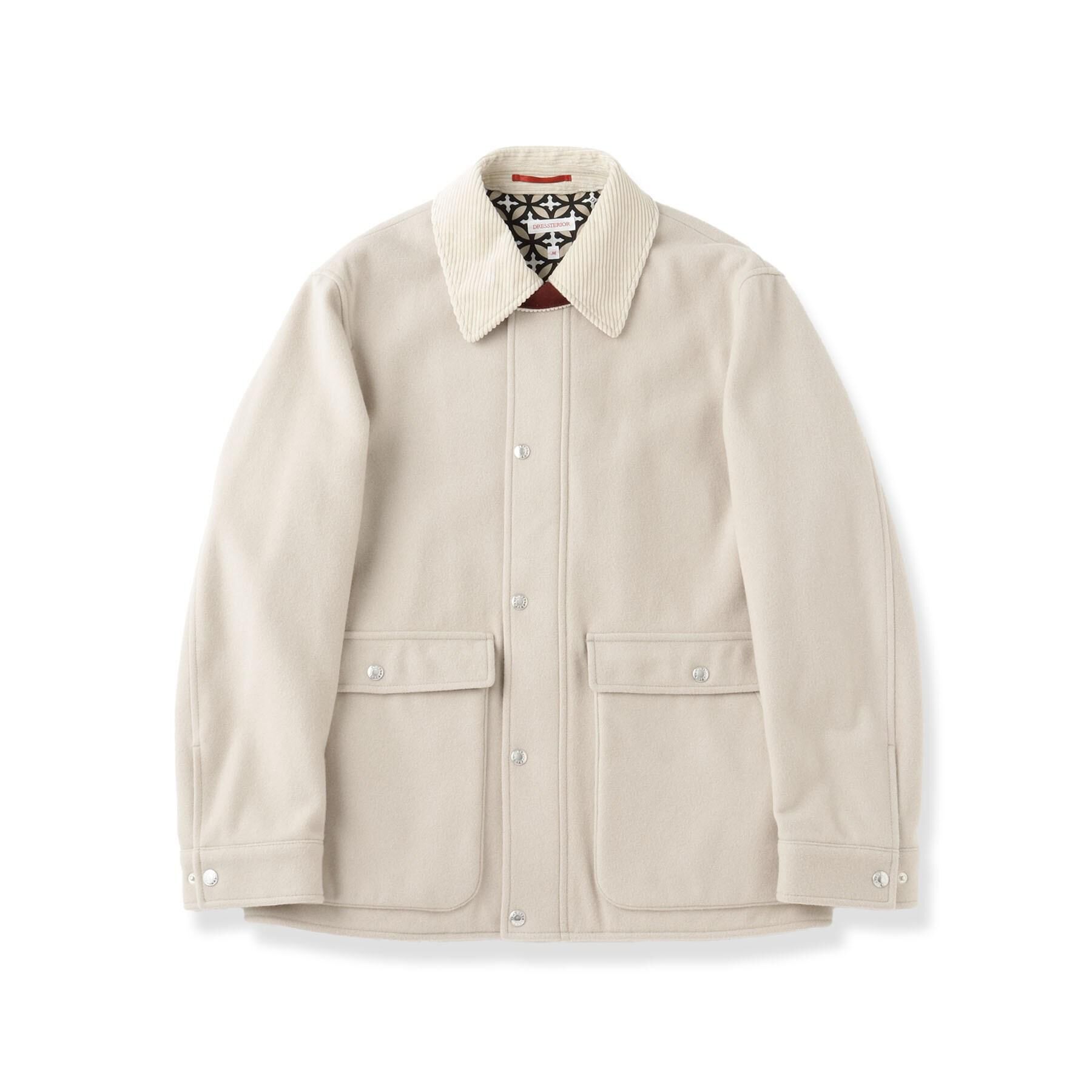 DRESSTERIOR「SUPER140&rsquo;S ウールハンティングジャケット」|ブルゾン・スタジャン|