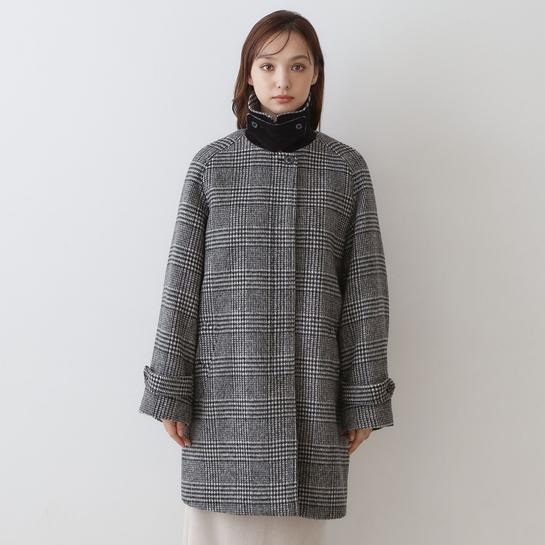 DRESSTERIOR「【２WAY/良質ウール】バルマカンコクーンコート」|ステンカラーコート|