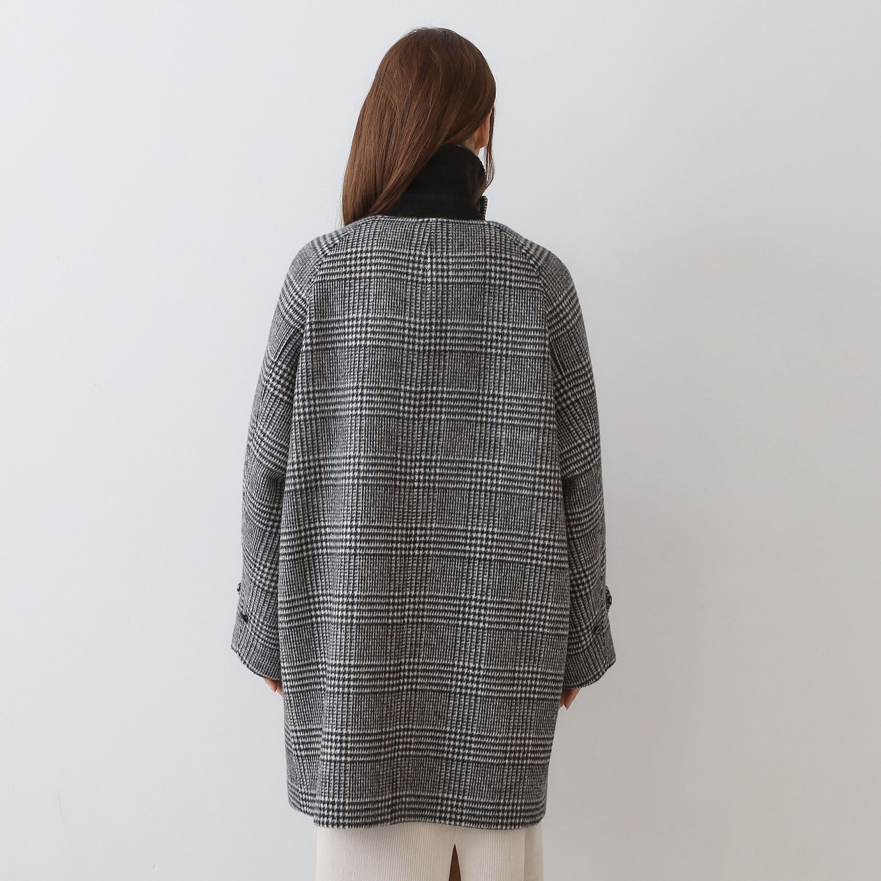 DRESSTERIOR「【２WAY/良質ウール】バルマカンコクーンコート」|ステンカラーコート|